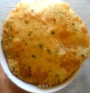 Lard and chopped green onion oil cake