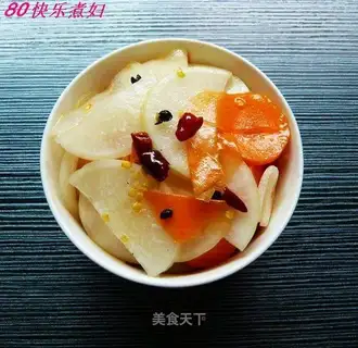 Secret sweet and sour delicious radish
