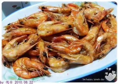 Shrimp in soy sauce