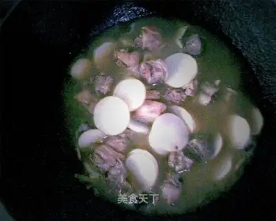 Braised duck with radish