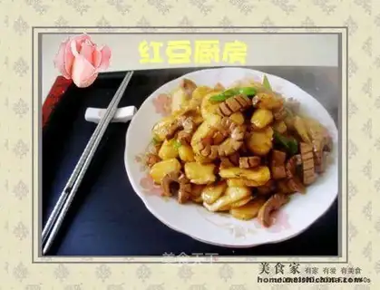 stir-fried kidney flower with water chestnut