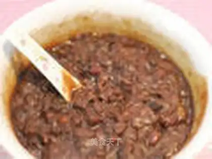 red bean paste