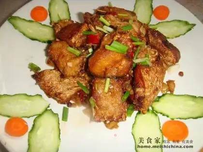 Spicy fish nuggets