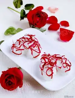 Rose silk rice