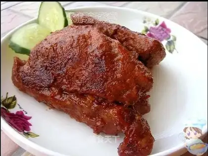 Barbecue pork with honey sauce