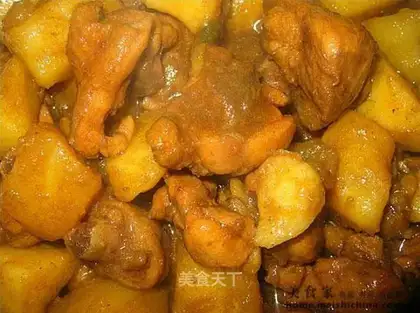 Potato chicken legs
