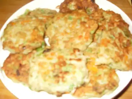Chicken lotus root cake