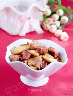 Double mushroom beef brisket