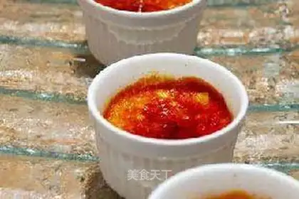 Fire-roasted caramel pudding