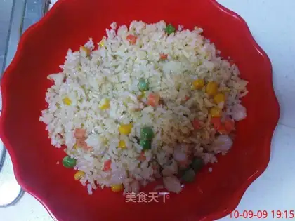 Improved version of egg fried rice