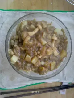 Potato and eggplant mashed