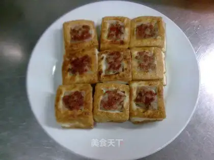 Delicious fried tofu