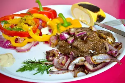 black pepper steak