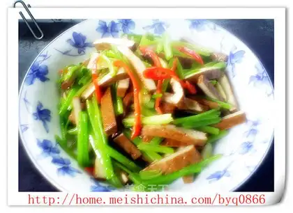 Celery fried dry