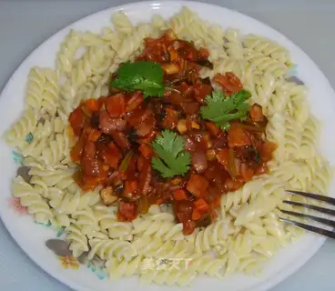 Bacon mushroom pasta