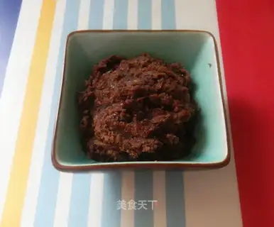 Homemade rose red beans