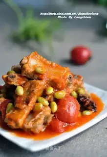 Cheese juice ribs