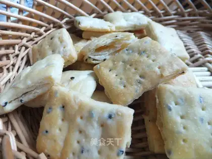 Sesame soda cookies