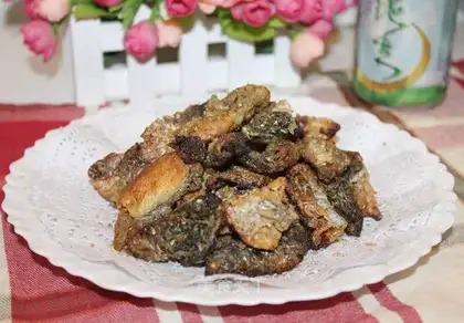 Pepper salt salmon
