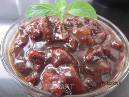 Beef granule sauce