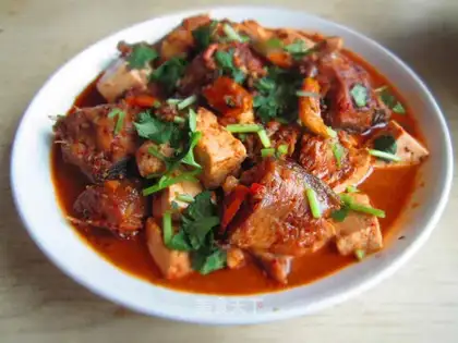 Cod stew tofu