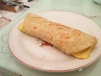 Pancakes and eggs