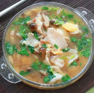 Fishmeat soup