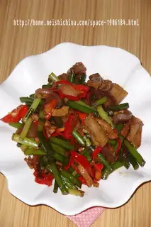 Garlic fried meat