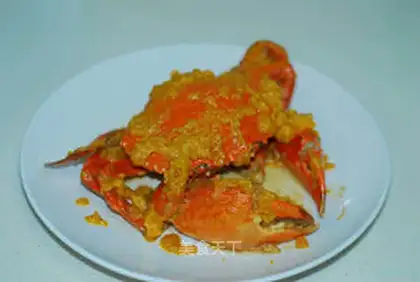 Salted egg ointment crabs