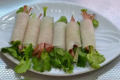 radish beef rolls