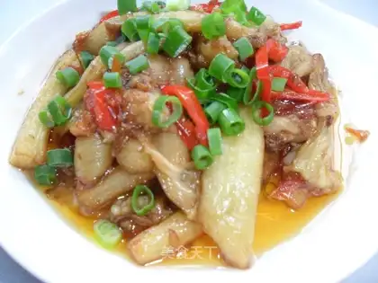 Salted fish eggplant