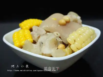 Corn soy hoove soup