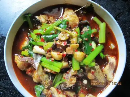 Boiled fish