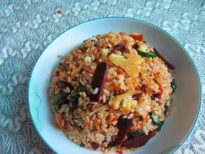 Pelican vegetable rice