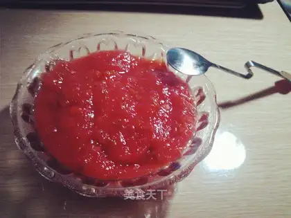 Homemade mountain sauce