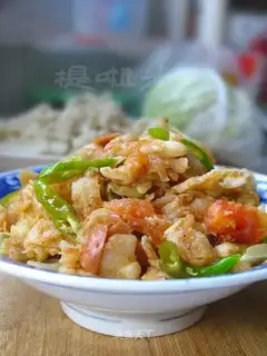 Scrambled potatoes