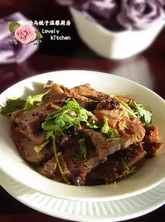The bean sauce with beef