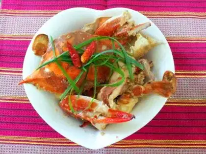 Spicy Fried crabs