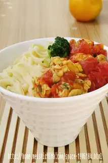 Tomato egg paste