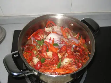 Spicy lobster
