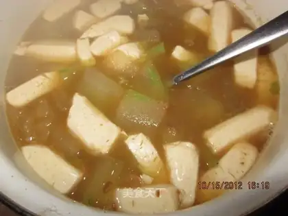 Korean tofu soup