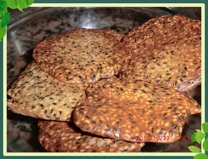 Sesame pretzels
