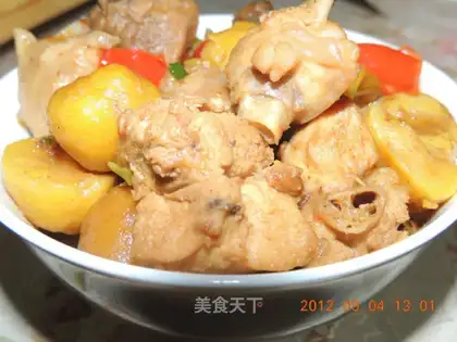 Crumbs of chicken