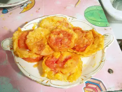 Softly fried tomatoes