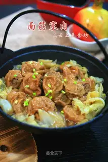 Noodles and meat