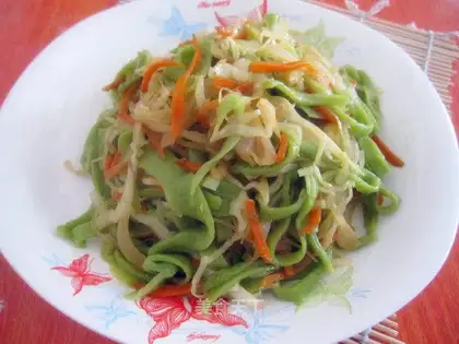 Three noodles