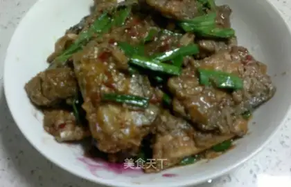 Red-fried fish
