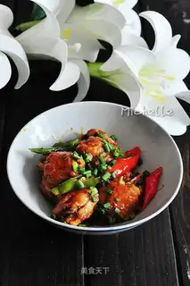 Black pepper sauce, chicken wings