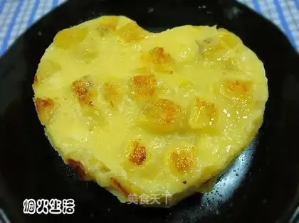 Banana omelet