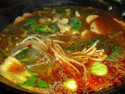 A winter hot pot